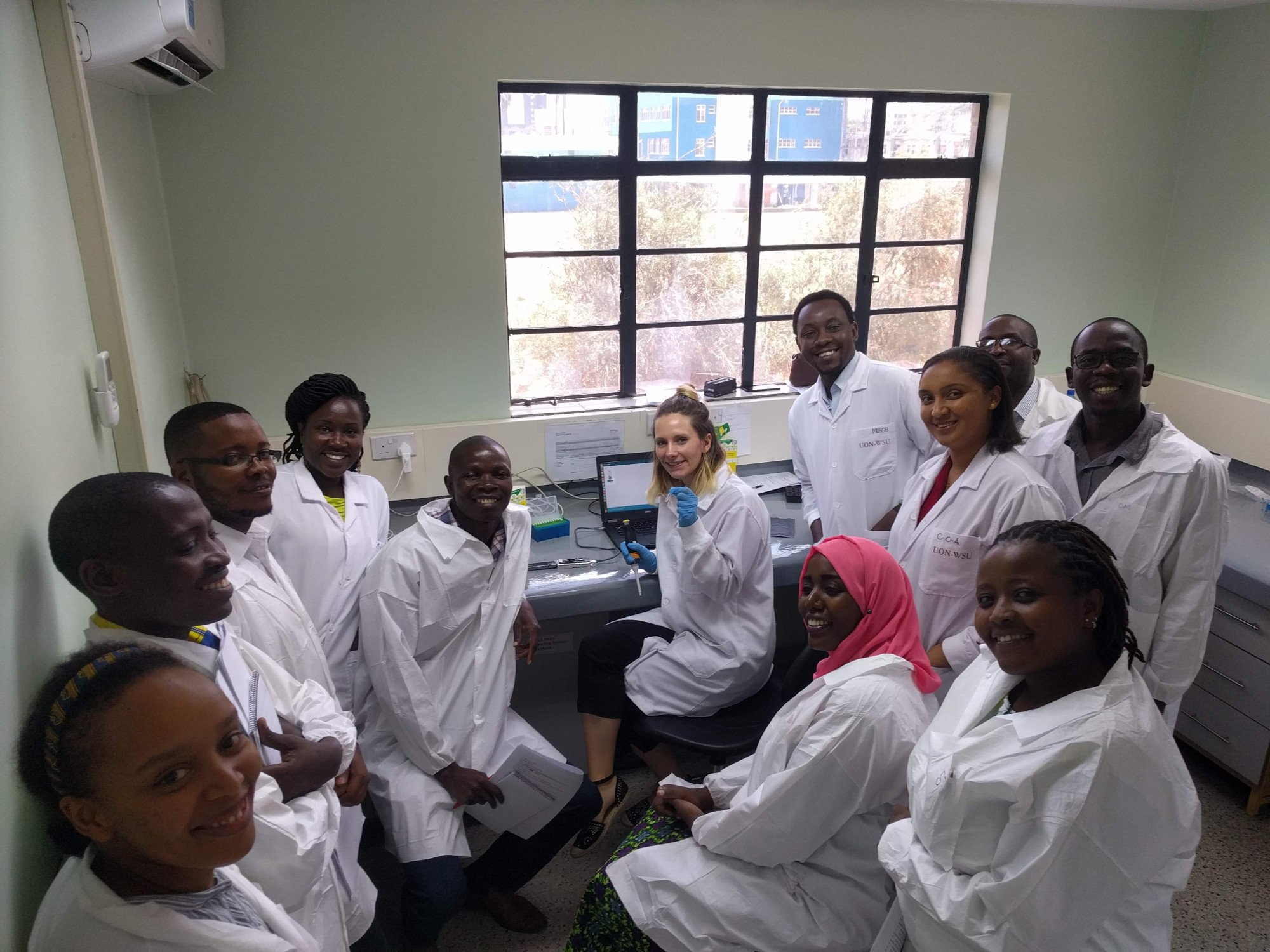 Workshop for MinION sequencing in One Health Pathogen surveillance, led by Dr. Kirstyn Brunker & Dr. Thumbi Mwangi